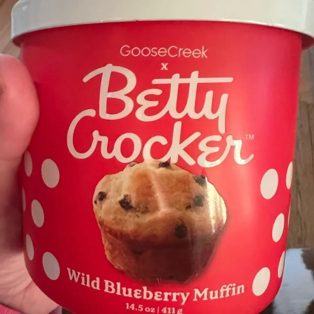 Goose Creek Limited Edition Betty Crocker Blueberry Muffinsin 3 Wick Candle